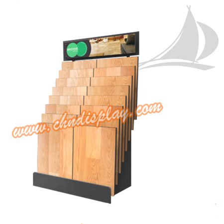 雙排簡易型木質木地板樣品展示展具WD739