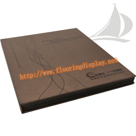 廠家定制棕色紙質木地板樣品展示冊PY095