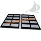 定制設計兩折頁黑色邊框型木地板樣品展示冊PY112